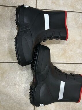 Tingley Winter Tuff 4 Buckle Ice Traction Men's Black Rain & Snow Boots